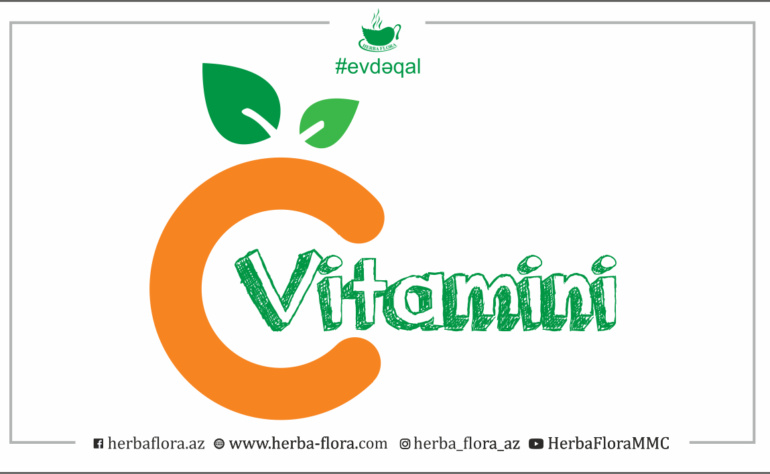 Təbii vitamin C mənbələri.
